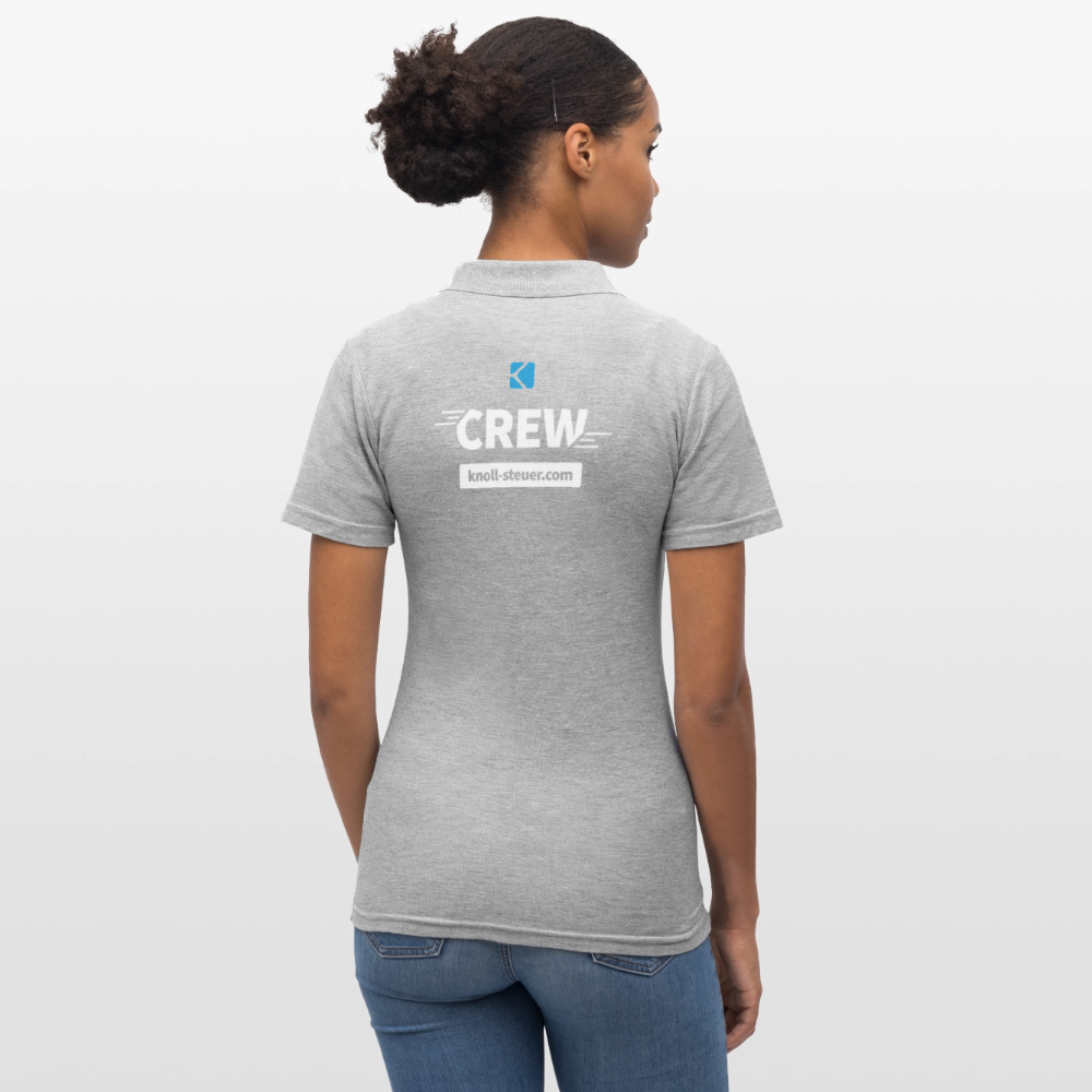 Frauen Crew-Shirt - Grau meliert