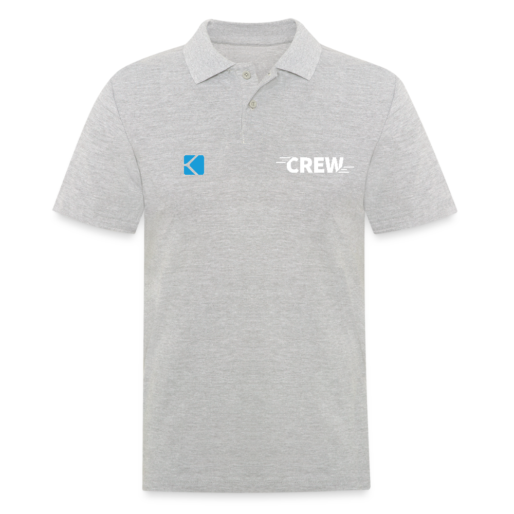 Männer Crew-Shirt - Grau meliert