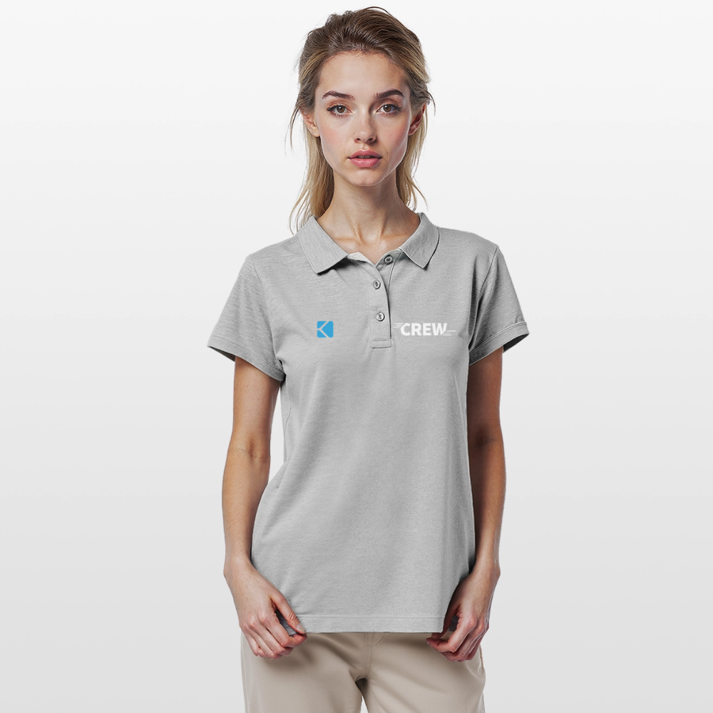 Frauen Crew-Shirt - Grau meliert
