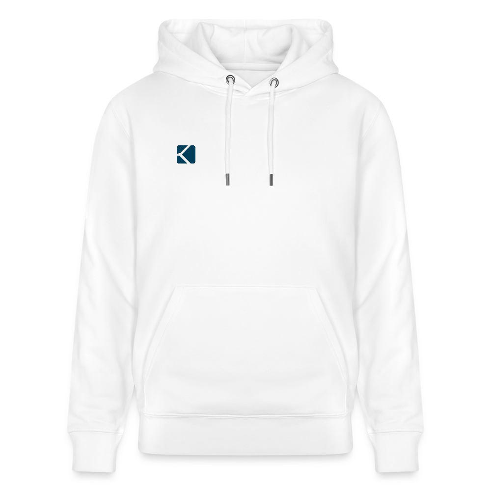 Unisex Bio-Hoodie TRUST THE PROCESS white/grey - Weiß