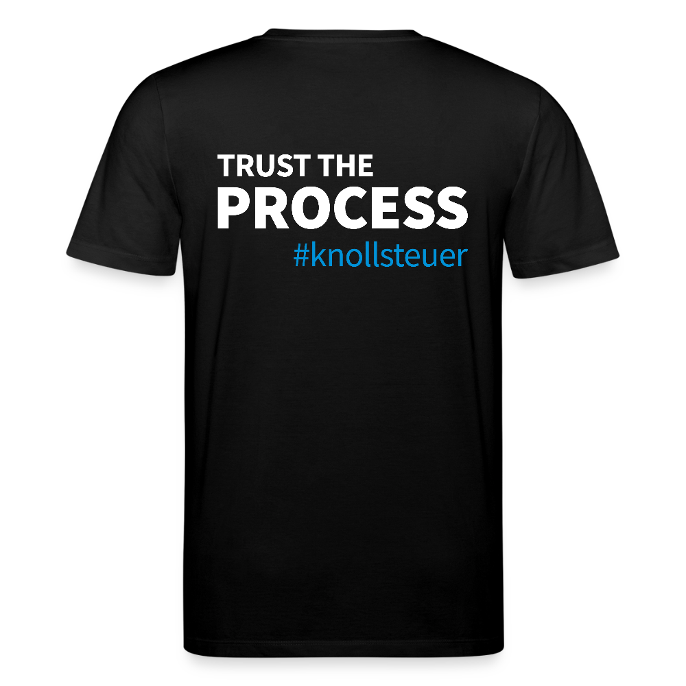Unisex Bio-T-Shirt TRUST THE PROCESS - Schwarz