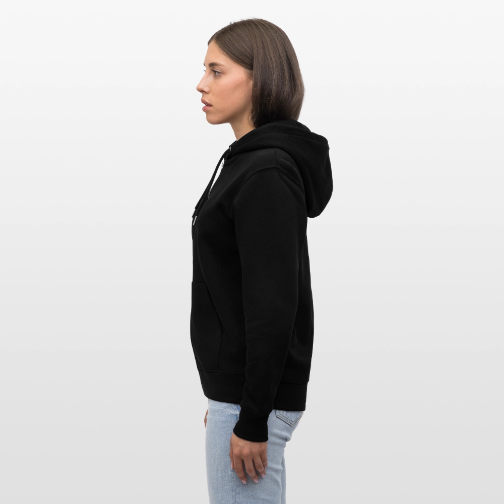 Unisex Bio-Kapuzenjacke TRUST THE PROCESS - Schwarz