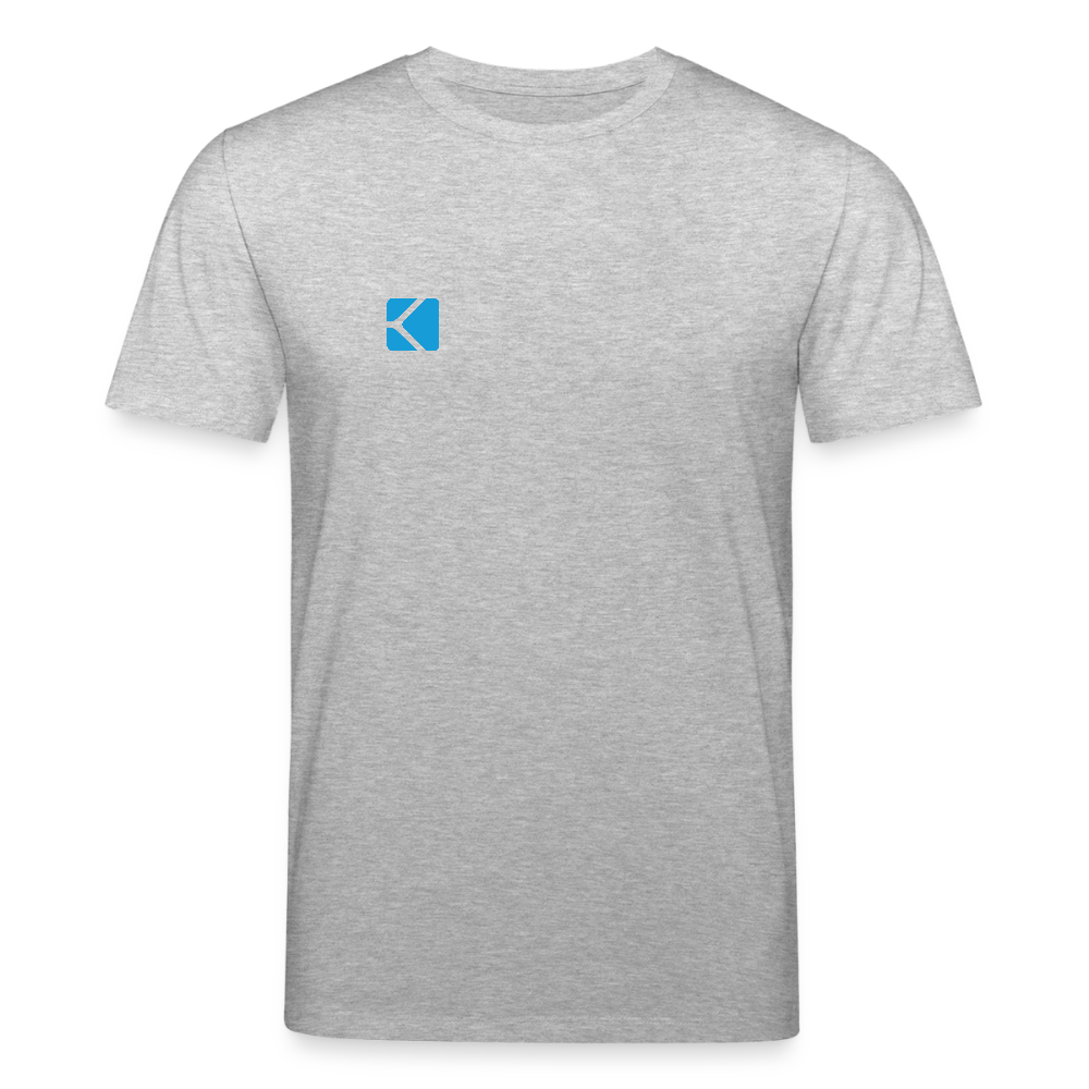 Unisex Bio-T-Shirt TRUST THE PROCESS white/grey - Grau meliert