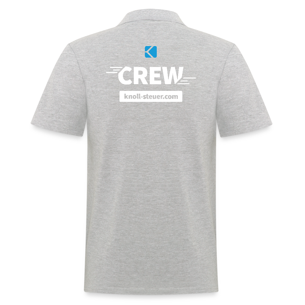 Männer Crew-Shirt - Grau meliert