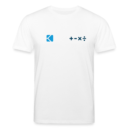 Unisex Bio-T-Shirt ICH RECHNE MIT ALLEM - Weiß
