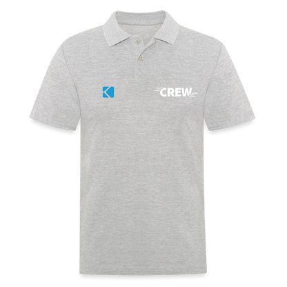 Männer Crew-Shirt - Grau meliert