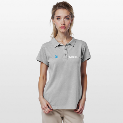 Frauen Crew-Shirt - Grau meliert