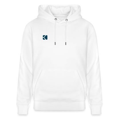 Unisex Bio-Hoodie TRUST THE PROCESS white/grey - Weiß