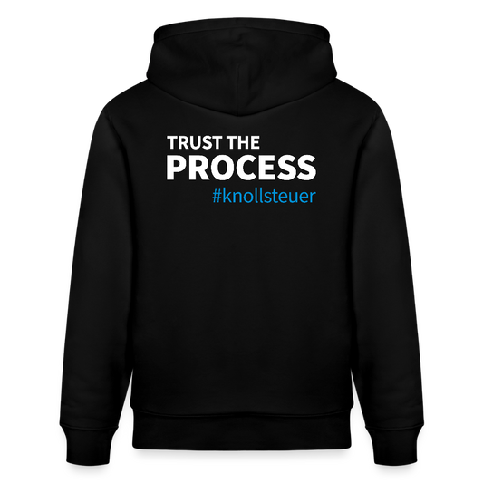 Unisex Bio-Hoodie TRUST THE PROCESS black - Schwarz