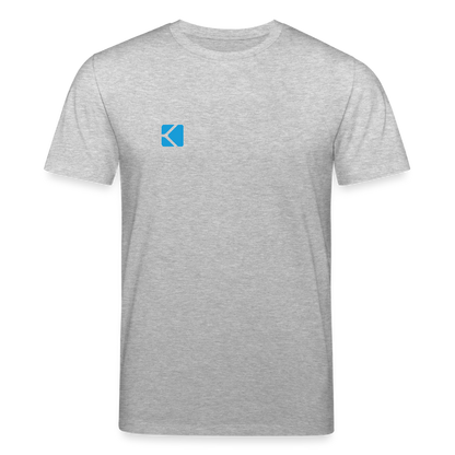 Unisex Bio-T-Shirt TRUST THE PROCESS white/grey - Grau meliert