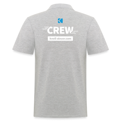 Männer Crew-Shirt - Grau meliert