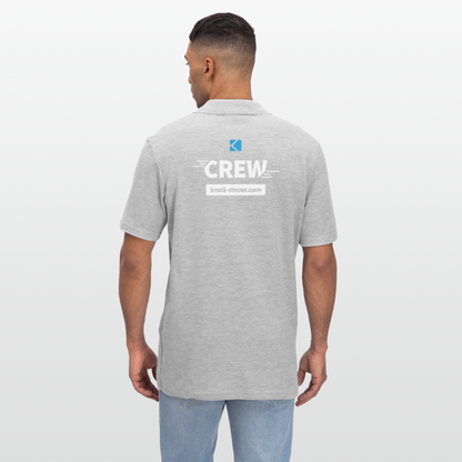 Männer Crew-Shirt - Grau meliert